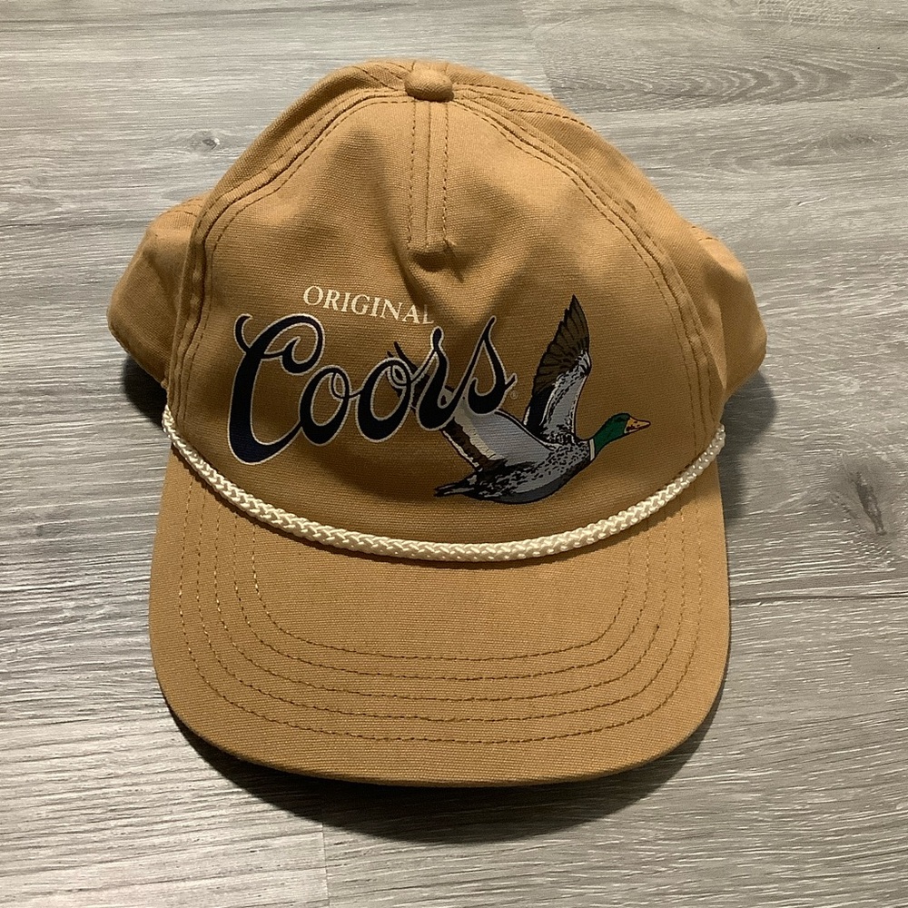 Coors original flying duck rope hat